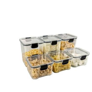 Imagem de Crie Seu Kit de Potes Hermético para Mantimentos e Organizador de Cozinha Dispensa Armário(KIT 29-6 Potes)