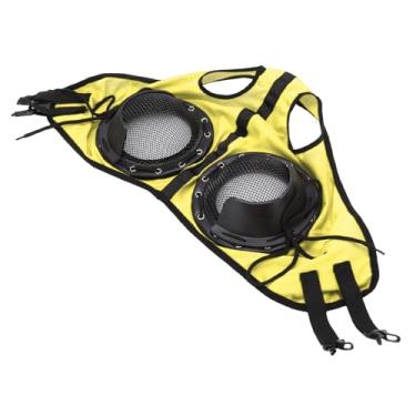 Imagem de GLOGLOW Máscara de Mosca para Cobertura de Olho de Cavalo Malha de Material Suave e Elástica Ao Redor Dos Olhos e Orelhas Permite Uma Visão Clara e Mantém a Mosca Afastada para Treinamento de