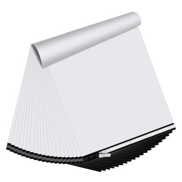 Imagem de 20 peças de envelopes grandes de poliéster de 76 × 91 cm, sacos de transporte grandes com vedação autoadesiva forte para roupas, envelopes de plástico branco, sacos de embalagem para roupas