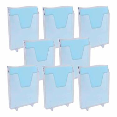 Imagem de Kit 8 Quadro De Avisos Expositor Revistas Tamanho A4 Dello