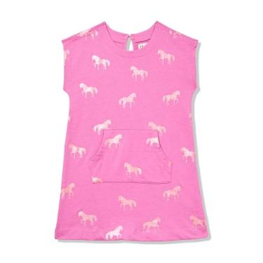 Imagem de Hatley Vestido felpudo para meninas (bebê/criança pequena), Cavalos brilhantes, 6 Anos