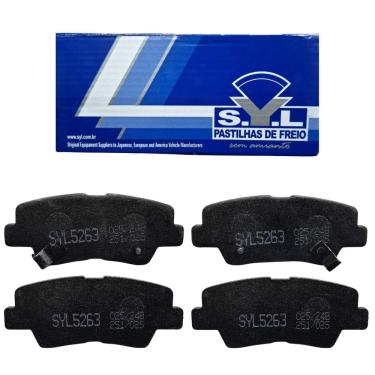 Imagem de Jogo de Pastilhas de Freio Traseira Syl5263 P/ i30 1.6/1.8 2013> / Cerato 2013-2019 / Azera 2012>