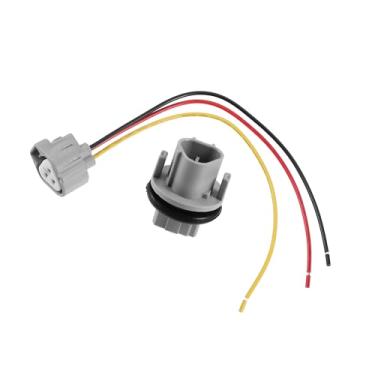 Imagem de Motoforti Chicote de conector de plugue de seta, para Nissan Rogue S SL SV 2.5L L4 - Gas 2015 2016, metal plástico, 26243-5HA0A 90075-60083, cinza, 2 peças