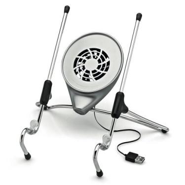 Imagem de Suporte Ergonômico Octoo Uptable para Notebook com Cooler - Cromado/Ci