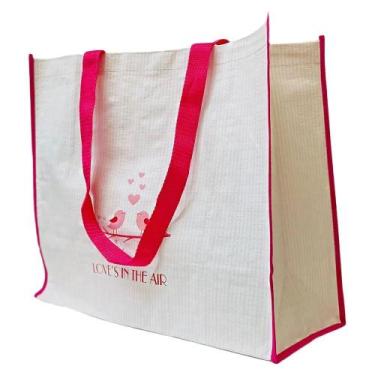 Imagem de Bolsa Ecobag Sacola Compras Ombro Retulizavel Dobravel Saco Mercado Sh