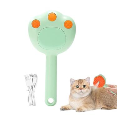 Imagem de Shakven Escova para gatos com vapor,Escova para animais de estimação a vapor,Escova multifuncional para animais de estimação - Escova de massagem a vapor para gatos, escova de cabelo para animais de