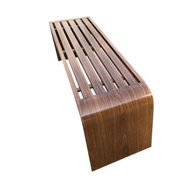 Imagem de TRGCJGH Banco de metal, móveis de cadeira de parque de varanda de pátio para gramado, parque, assentos de deck para 2 pessoas, aparência de madeira (100 cm/39,3 pol, B)