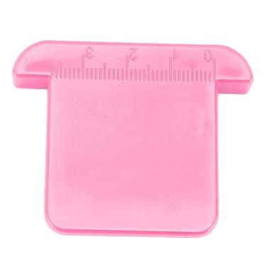 Imagem de Guia de costura magnética de costura, guia de costura de plástico portátil multifuncional com marcações de escala claras, alinhamento de bainha para máquinas domésticas e industriais (rosa)