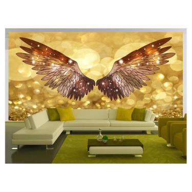 Imagem de Papel De Parede 3D Arte Asas Selfie Insta Cores 3,5M Tra204 - Você Dec