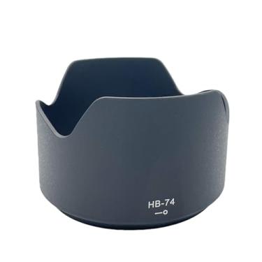 Imagem de SZZCNOX Para-sol HB-74 para câmera Nikon Nikkor AF-S 24-70 mm f/2.8E ED VR, persiana reversível baioneta substitui o para-sol Nikon compatível com filtro de 82 mm, sem vinheta