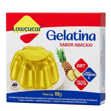 Imagem de Gelatina Lowçucar Sabor Abacaxi 10g