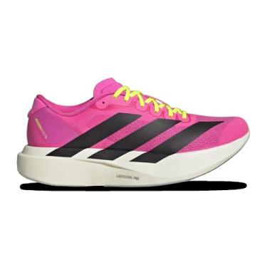 Imagem de adidas Tênis feminino Ironmt/Cblack Adizero Evo SL W preto ferro met./Core Black 35 EUA, Rosa lúcido/preto/branco, 11 Wide