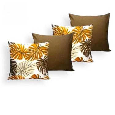 Imagem de Kit c Almofadas Cheias Decorativas pSala(COSTELA14 cTABACO)