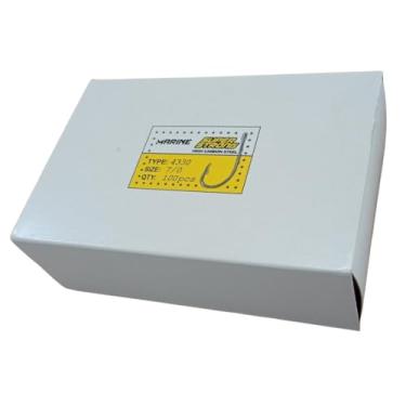 Imagem de Anzol Tamanho Numero 7/0 Marine Sports Super Strong 4330 Caixa Com 100 Unidades