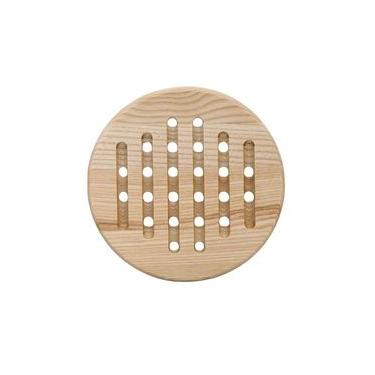 Imagem de Descanso para Panela de Madeira Oxford Natural 20cm