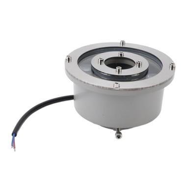 Imagem de QANYEGN Luzes subaquáticas, luzes LED para lago, holofote submersível submersível de aço inoxidável de alto brilho para cachoeira de lago (Branco 6W)