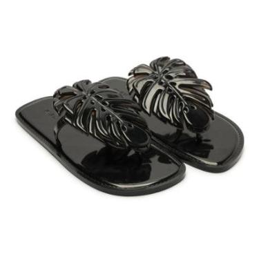 Imagem de Sandália Farm Jelly Preto/Fume-Feminino