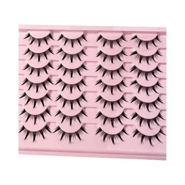 Imagem de Cílios Postiços De Anime Manga Com Efeito Molhado E Pontas Espinhosas,