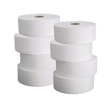 Imagem de Papel Higiênico 300Mts Big Rolão 8 Rolos Grandes P/Casa Comercio indústria 100% Celulose
