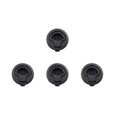 Imagem de Fecho De Porta De Plástico Para Barco De 61mm, Fechadura Redonda Flush