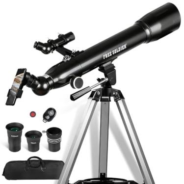 Imagem de Telescópio 700 x 90 mm para Adultos e Iniciantes - Alta Potência para Astronomia - Presente Legal e Exclusivo para Pai, Filha e Filho