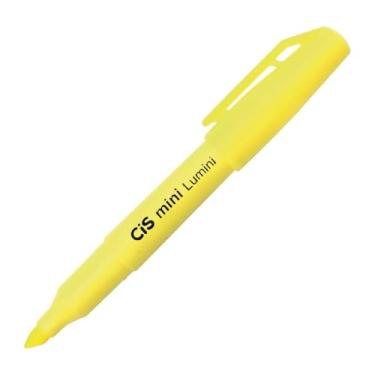 Imagem de Marca-Texto CIS Mini Lumini, Cores Neon, Blister com 4 unidades (Amarelo, Rosa, Azul e Verde)