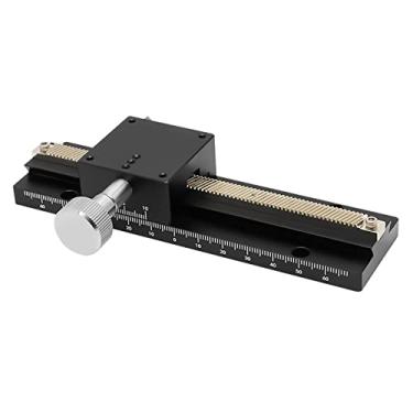 Imagem de Eixo X Corrediça de corte em cauda de andorinha de longo alcance Mesa deslizante em cauda de andorinha Estágio deslizante Plataforma de deslocamento manual(200mm)