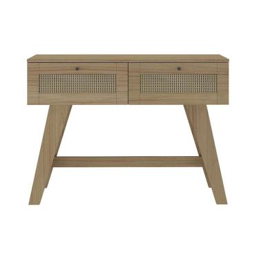 Imagem de Conjunto Sala Painel P/ Tv Até 72", Aparador 2 Gavetas, Mesa De Centro Trama Carvalho - Artely