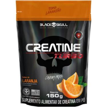 Imagem de Creatina Monohidratada Black Skull Turbo 150g Refil Energia, Força e Massa Muscular-Unissex