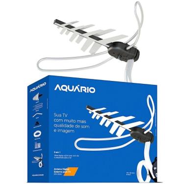 Imagem de Antena Tv Digital Externa 4 Em 1 Vhf-uhf-fm-hdtv 15m