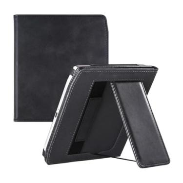 Imagem de Capa de Couro para E-Book PocketBook 700 Era e Color E-Reader - Poliuretano com Repouso Mão Suporte Função Suspensão Ativação Automática
