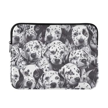 Imagem de Capa para laptop 13, 13,3, 35 cm, linda capa protetora para notebook dálmata à prova de choque fina bolsa de transporte para computador