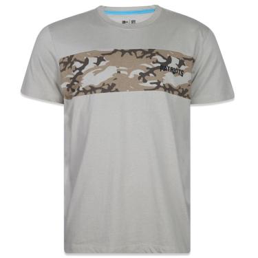 Imagem de CAMISETA NEW ENGLAND PATRIOTS NFL CAMUFLADA NEUTRAL WILD BEGE NEW ERA-Masculino