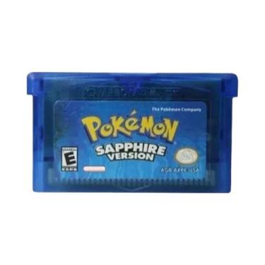 Imagem de Cartucho De Jogo GBA 32 Bits Versões Emerald FireRed Leafgreen Ruby Sa
