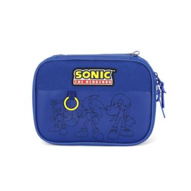 Imagem de Estojo Box Sonic Azul Luxcel ET49844SO Lançamento 2026