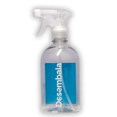 Imagem de Frasco Borrifador Spray Garrafinha vazia Desembala Limpeza - Cor:Azul