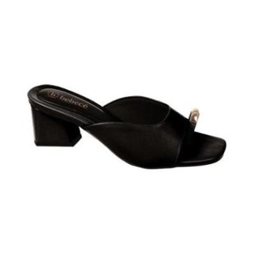 Imagem de TAMANCO FEMININO BEBECE COM TIRA TRANSPASSADA - T5260077-Feminino