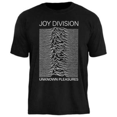 Imagem de Camiseta de Banda Stamp Joy Division em Algodão Manga Curta Gola Redonda Oficial-Unissex
