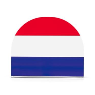 Imagem de Porta-guardanapos de banheiro com bandeira dos Países Baixos, 1 pacote, porta-guardanapos para convidados, porta-guardanapos com peso