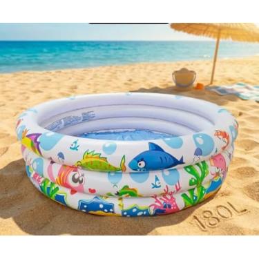 Imagem de Piscina Infantil Inflável 3 Anéis 100 litros
