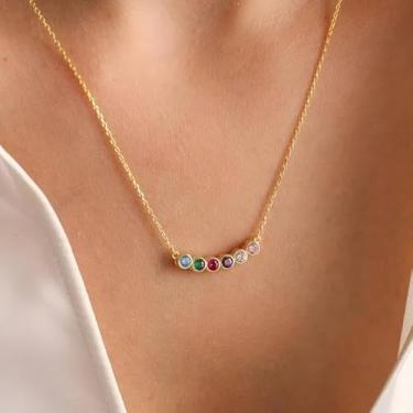 Imagem de 1 lindo colar geométrico com pingente de resina incrustada de diamante em forma de lágrima, adequado para uso diário feminino, encontros, formaturas, festas do dia das mães, férias, aniversários e