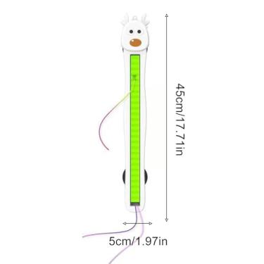 Imagem de Brinquedo Elétrico Para Gato | Corda Voadora de Exercício Montada na Parede,Recarregável Atividade Felina Brinquedos - Para Cozinha Sala Apartamento Cantinho Brincar Sozinho
