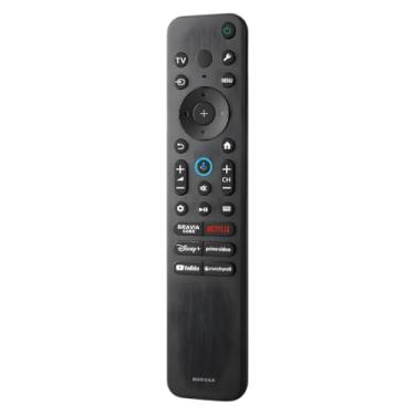Imagem de Controle remoto RMF-TX920U compatível com Sony Bravia – Controle de voz, Bluetooth/IR, configuração fácil – Funciona com modelos Bravia Google TV X90J, X95J, A80J, A90J, A95K, A95L, Z9J, X90K, X90L