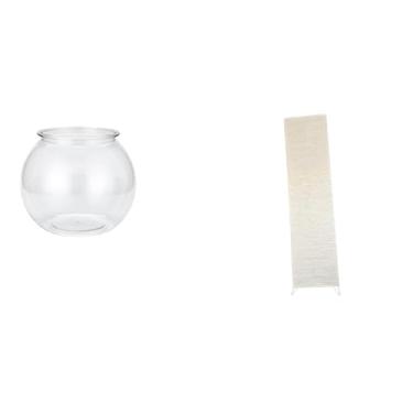 Imagem de Whtkoph Um Vaso Transparente em Formato de Aquário E Um Abajur de Papel Aconchegante São Perfeitos para Decorar O Quarto, a Sala de Estar, a Mesa Ou O Chão. I