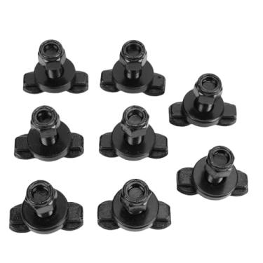 Imagem de Acouto L Track Duplo Talão Rosqueado Parafuso Prisioneiro Montagem 6000lbs Capacidade de Carga L Trilho Parafuso Prisioneiro Porca Amarrar para Baixo Montagem para Caminhão Cama (8 unidades)