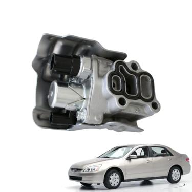 Imagem de AUCERAMIC 15810-RAA-A03 K20 K24 VTEC Válvula solenoide carretel com interruptor de pressão de óleo e junta ajuste 2002-2011 para Honda Civic 2.0L CR-V Element Accord 2.4L para Acura RSX L4 2.0L