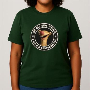 Imagem de Camiseta SORRIA Tradicional, P, Musgo