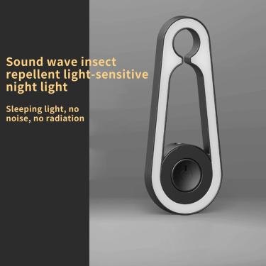 Imagem de Repelente de Mosquitos Indoor Home USB Eletrônico com Luz Noturna por Indução Acústico Físico Uma Máquina Dois Usos Detecção Científico Compacto Portá