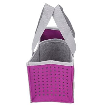 Imagem de Generic Toniebox Starter Set Maleta de Transporte Bolsa de Pano de Feltro Portátil Espaço Extra para Acessórios de Reprodutor, Bolsa de Armazenamento Dobrável para Caixa Tonies, Adequada para (Roxo)