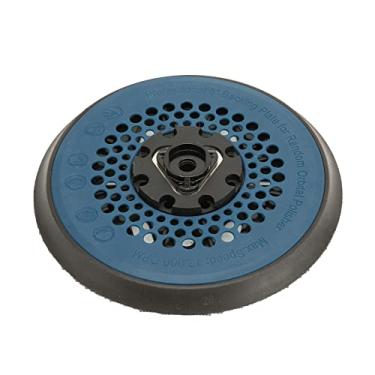 Imagem de Almofada de substituição para lixadeira, 17 buracos, lixa orbital, gancho, liga de aço, borracha, durável, estável para roda de polimento elétrica, 6 tamanhos